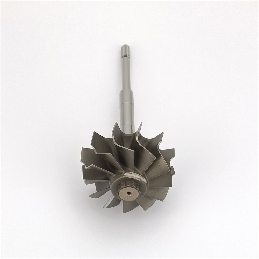 Turbo Turbine Wheel Shaft Hx35 Ind 65.4mm Exd 58.08mm Shaft Length 138.3mm